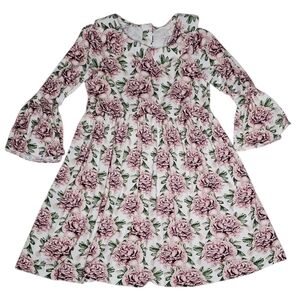 Kate Quinn Long-sleeve Dress Peony Baby Girls 12-18 Months